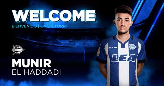برشلونة يعير منير الحدادى إلى ألافيس لمدة موسم واحد