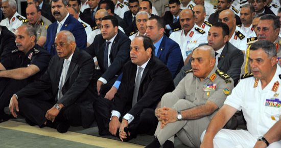 الرئيس السيسى وكبار رجال الدولة يؤدون صلاة عيد الأضحى المبارك