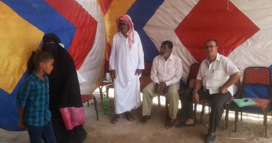 محافظة شمال سيناء توزع لحوم أضاحى على أهالى الشيخ زويد ورفح والعريش