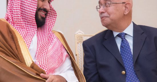 وسائل إعلام سعودية تبرز لقاء ولى العهد بشريف إسماعيل بعد انتهائه من الحج
