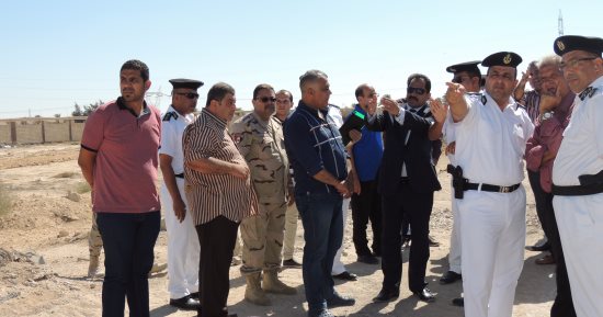 مدير أمن الإسكندرية يتفقد تمركزات الأمن بالطرق المؤدية لاستاد برج العرب