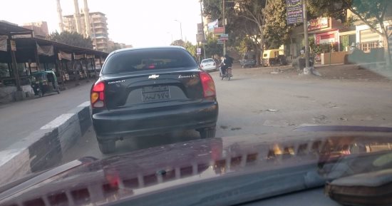 قارئ يرصد سيارة تطمس لوحاتها المعدنية فى مدينة زفتى بالغربية