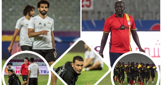 المران الأخير لمنتخبى مصر وأوغندا قبل مباراة الليلة فى تصفيات المونديال