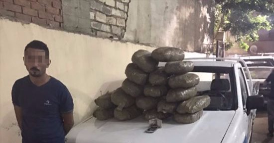 ضبط عاطل بحوزته 60 كيلو "بانجو" قبل ترويجها على عملائه بالشرقية