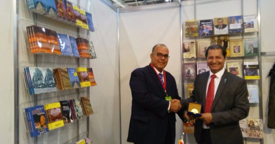بالصور.. مشاركة الهيئة العامة المصرية للكتاب بمعرض موسكو الدولى
