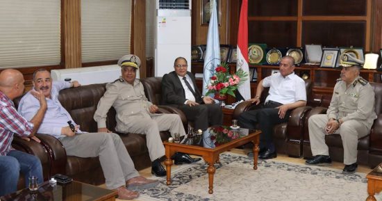 محافظ كفر الشيخ يستقبل مدير الأمن ويبحث عددا من الملفات الأمنية
