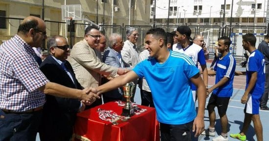 افتتاح الدورة الأفريقية لكرة القدم بجامعة الإسكندرية