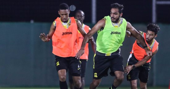 بالصور.. كهربا يعود لتدريبات الاتحاد بعد مواجهة أوغندا