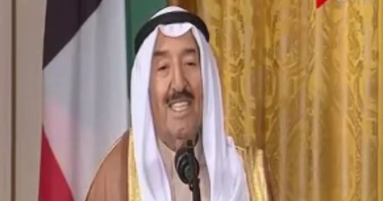 أمير الكويت يعزى الرئيس الأمريكى فى ضحايا حادث لاس فيجاس