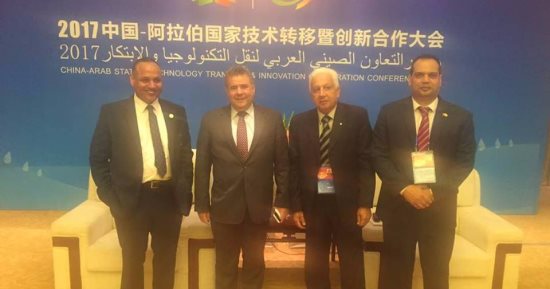 رئيس جامعة بنها يشارك فى افتتاح معرض الصين والدول العربية بمدينة ينشوان الصينيه