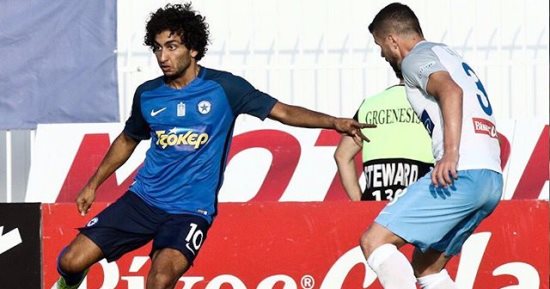 عمرو وردة يقود أتروميتوس أمام لاريسا فى الدورى اليونانى