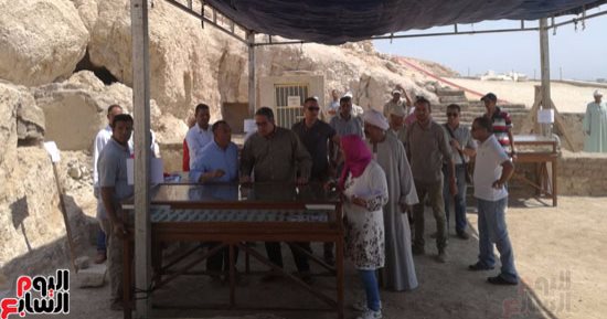 ننشر أول صور للآثار المكتشفة بمقبرة الأقصر الجديدة قبل الإعلان عنها
