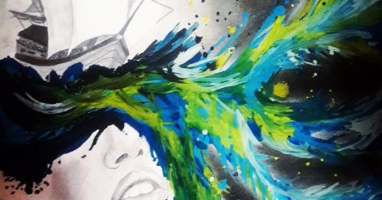"محمد رضا".. فنان بدرجة طبيب أسنان يبرع فى رسم مشاهير الفن والرياضة