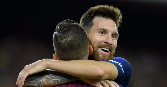 ميسي يعادل رقم ريال مدريد التهديفى فى الدورى الإسبانى