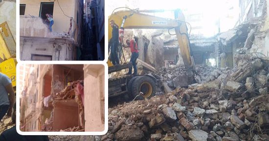 بالصور.. الإسكندرية تهدم العقارات المخالفة..حملات فى جميع الأحياء بمتوسط 20 عقارا يوميا..المحافظ:هدم المنازل الآيلة للسقوط على نفقتنا والتحفظ على الأرض لحين السداد مع توفير سكن إجتماعى لمن يستحقه