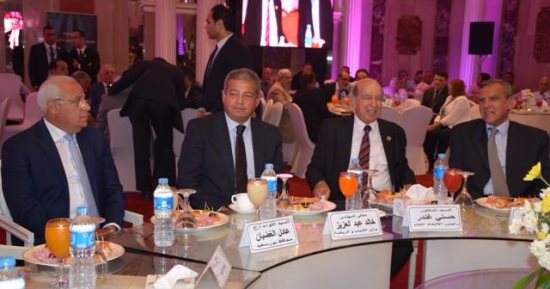 عبد العزيز يشهد تكريم رموز الرياضة فى احتفالية اليوبيل الذهبى لاتحاد الشركات 