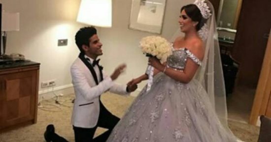 بالفيديو.. الميرغنى وإسراء عبد الفتاح يحتفلان بعيد ميلاد أشرف عبد الباقى فى زفافهما
