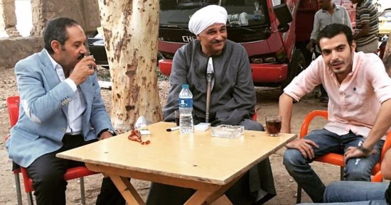 بالصور جمال سليمان ومحمود عبد المغنى يصوران "أفراح إبليس"
