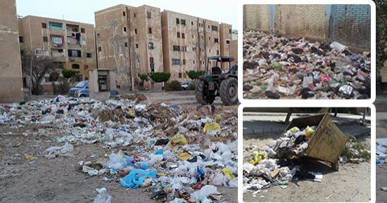 بالصور.. "مدينة أتلفها التلوث".. كيف تحولت 6 أكتوبر إلى مقلب قمامة؟.. المواطنون: الجهاز رفع صناديق المخلفات عقب توسعة الطريق فتحولت لمقلب قمامة وملجأ للحيوانات الضالة.. والصناديق المتاحة متهالكة