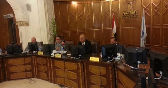 بدء المؤتمر الصحفى لرئيس جامعة الإسكندرية عن استعدادات العام الدراسى