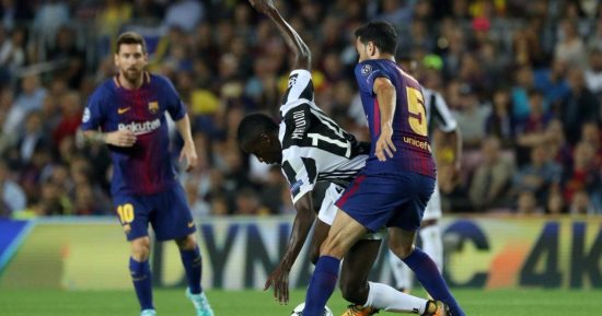 شاهد.. برشلونة يتفوق على يوفنتوس 0/1 فى الشوط الأول بدورى الأبطال