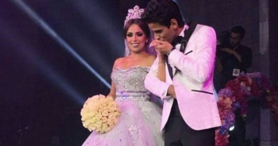 ننشر الصور الأولى من حفل زفاف حمدى الميرغنى وإسراء عبد الفتاح