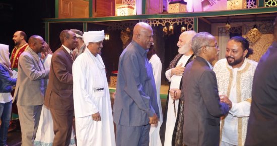 بالصور .. وفد من الخارجية السودانية فى ضيافة " قواعد العشق 40 "