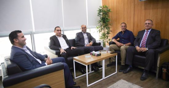 وفد من شركة فورى يزور مقر مؤسسة اليوم السابع 