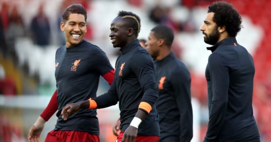 استمتعوا بأهداف محمد صلاح ومانى وفيرمينيو مع ليفربول فى المنزل.. فيديو
