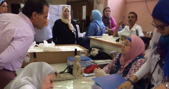 فك ترميم أحد التماثيل العائدة من اليابان.. والآثار: تمت إعادته لحالته الأولى
