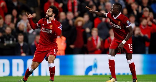 محمد صلاح أفضل لاعبى ليفربول فى مباراة إشبيلية بدورى أبطال أوروبا