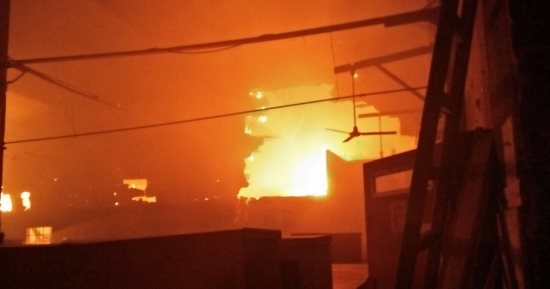 حريق فى مخبز بسبب تسريب الغاز بالمحلة