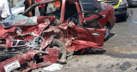 إصابة اثنين فى حادث تصادم على طريق دكرنس - المنصورة