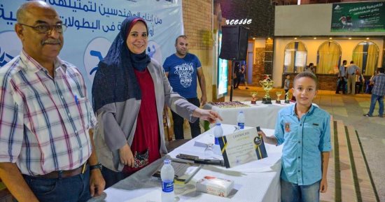 بالصور.. نقابة المهندسين بالإسكندرية تكرم اللاعبين المتفوقين من أبناء النادى