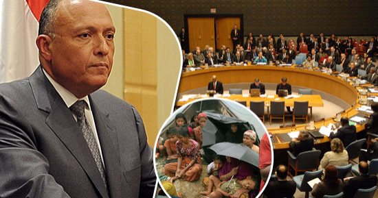 "مصر تداوى جراح الروهينجا" وتحشد المجتمع الدولى لحقن الدماء.. القاهرة تدعو مجلس الأمن لعقد جلسة طارئة لبحث أزمة الأقلية المسلمة.. والخارجية تطالب بالحد من التهجير.. وزعيمة ميانمار تتهرب من جلسات الأمم المتحدة