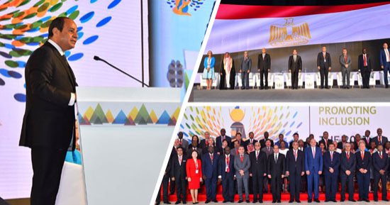 نشاط السيسى فى أسبوع.. الرئيس يشارك فى افتتاح المؤتمر السنوى التاسع للتحالف الدولى للشمول المالى.. ويعقد اجتماعا لمتابعة نتائج زيارته للصين وفيتنام.. ويستقبل وفد من المجلس الوطنى للكنائس الأمريكية