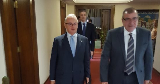 "الأعمال المصرى الأوروبى" يجتمع مع سفير إيطاليا الجديد لبحث زيادة الصادرات