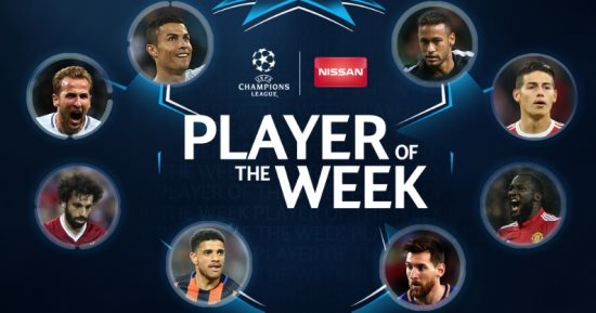  محمد صلاح يتصدر استفتاء "الأفضل" فى دورى الأبطال لليوم الثانى
