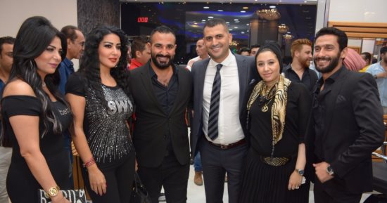 بالصور ..  خالد سليم وحمادة هلال وسمية الخشاب وأحمد سعد والمشاهير فى احتفالية هشام ربيع