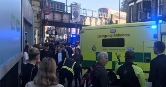 بث مباشر من موقع حادث انفجار مترو أنفاق لندن