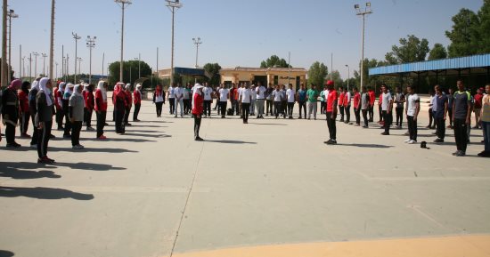 جامعة جنوب الوادى تستقبل العام الدراسى الجديد بتحية العلم