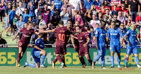 ترتيب الدوري الإسباني بعد فوز برشلونة على خيتافى