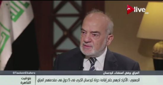 وزير خارجية العراق: مصر أكبر دولة عربية ومن حقها التدخل لمنع استقلال كردستان