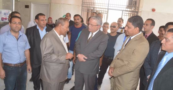 بالصور ..محافظ المنيا يتفقد مستشفى الصحة النفسية وعلاج الإدمان