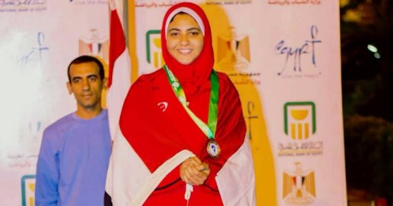 بطلة مصر وأفريقيا للرماية مهددة بالاستبعاد من البطولة بسبب "البندقية"