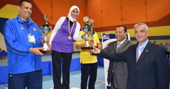 رئيس جامعة المنوفية يشهد حفل توزيع الجوائز على الفائزين بمسابقة تنس الطاولة
