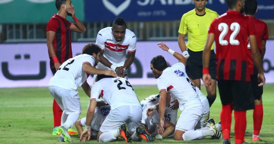 بالصور.. الزمالك يحقق أول انتصاراته بالدورى بثلاثية فى الداخلية 