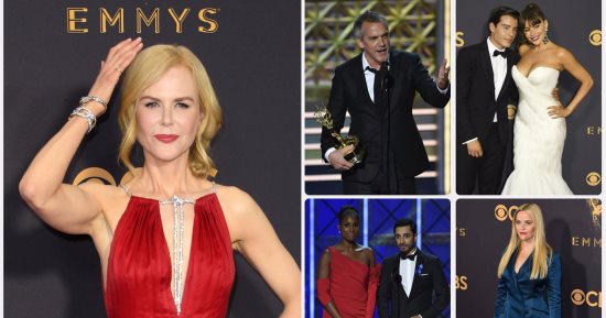 بالصور.. نجوم التلفزيون الأمريكى فى حفل توزيع جوائز الـemmy.. أفضل مسلسل من نصيب The Handmaid’s Tale.. إليزابيث موس تقتنص جائزة أفضل ممثلة.. Veep يتربع على عرش "الكوميديا".. و"ستيرلينج كى براون" أفضل ممثل