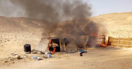 الجيش يدمر 4 أوكار إرهابية بوسط سيناء وضبط شخصين قبل زراعة عبوات ناسفة