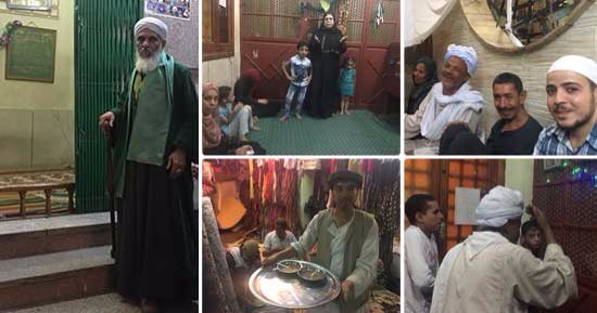 بالفيديو والصور.. إنطلاق مولد العارف بالله "جلال الدين السيوطى" فى أسيوط بالانشاد الدينى والمتضرعيين لأل البيت والفول النابت ومريدى الطرق الصوفية